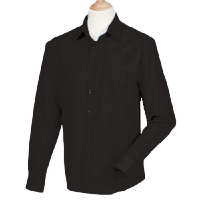 Henbury Long Sleeve Wicking Shirt Thumbnail