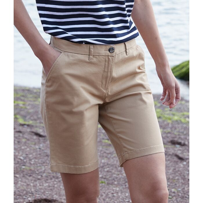 Front Row Ladies Stretch Chino Shorts Thumbnail