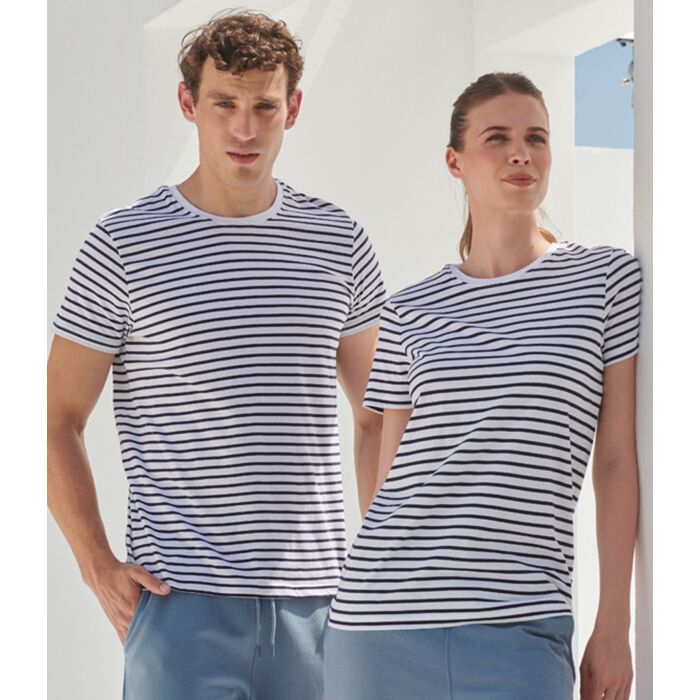 SF Clothing Unisex Striped T-Shirt Thumbnail
