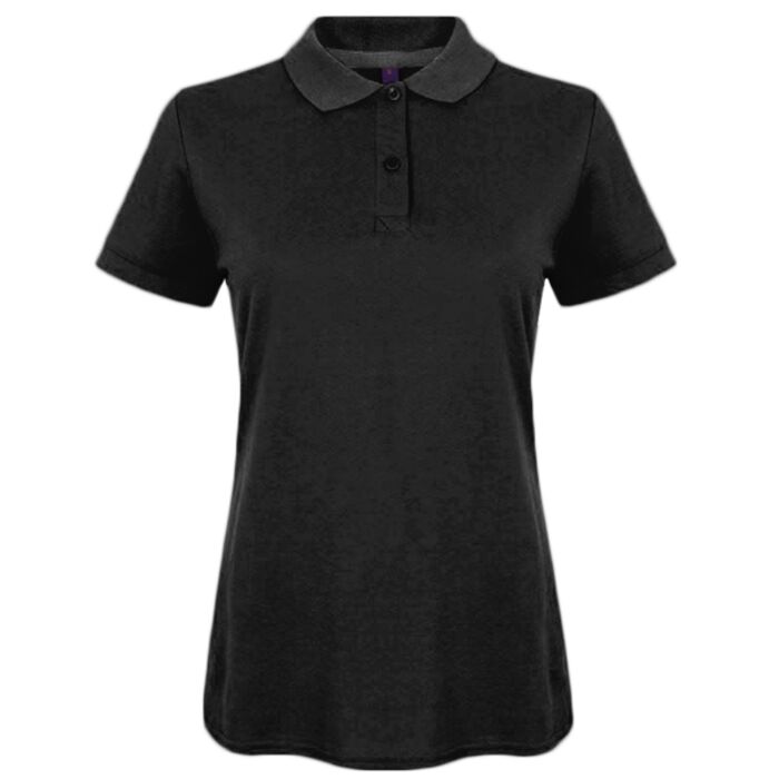 Henbury Ladies Modern Fit Cotton Piqué Polo Shirt Thumbnail