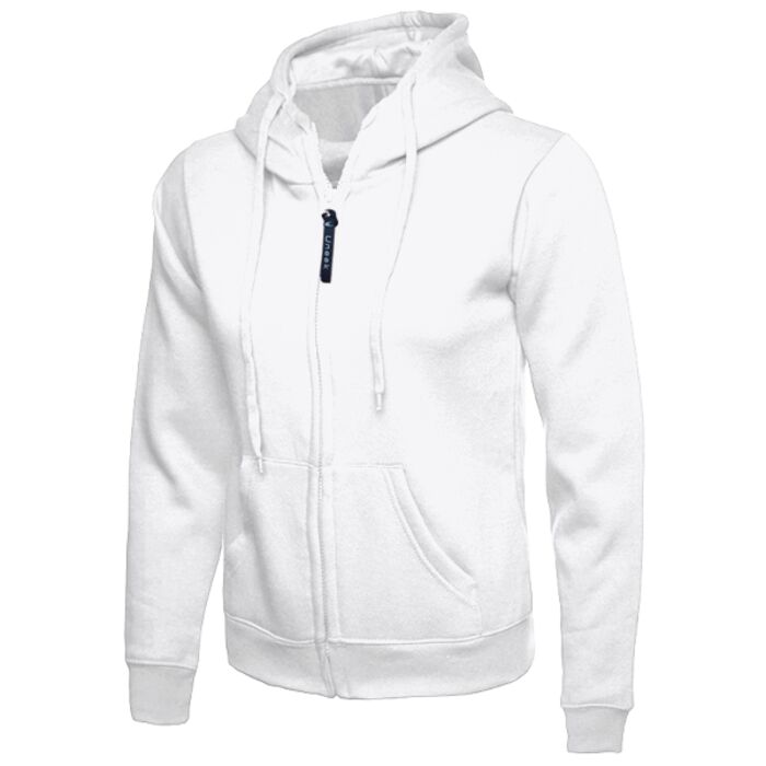 Ladies Classic Full Zip Hooded Sweatshirt Thumbnail