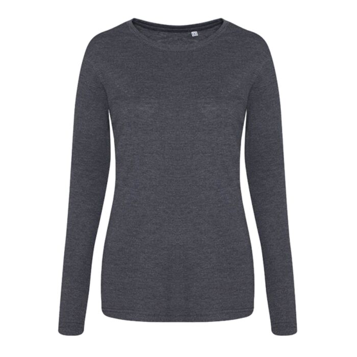 AWDis Just T's AWDis Ladies Long Sleeve Tri-Blend T-Shirt JT002F AWDis Ladies Long Sleeve Tri-Blend T-Shirt Thumbnail