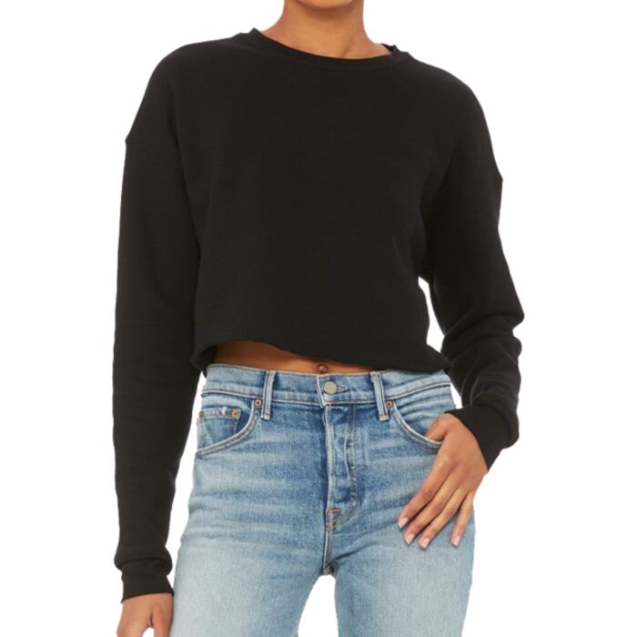 Bella Ladies Cropped Sweatshirt Thumbnail
