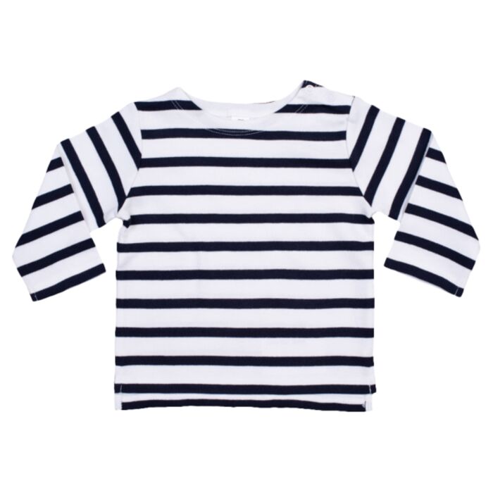 Babybugz BabyBugz Baby Breton Long Sleeve T-Shirt BZ52 BabyBugz Baby Breton Long Sleeve T-Shirt Thumbnail