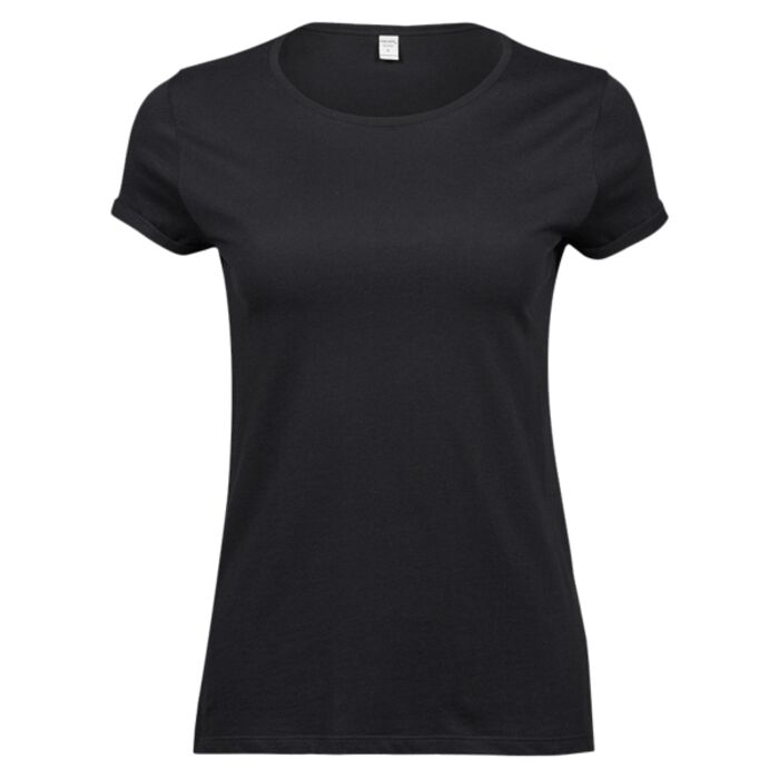 Tee Jays Ladies Roll-Up T-Shirt Thumbnail