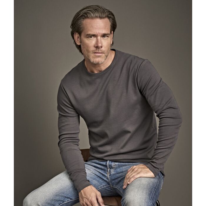 Tee Jays Long Sleeve Interlock T-Shirt Thumbnail