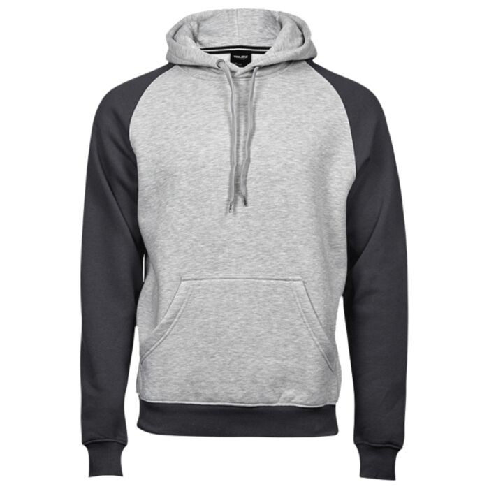 Tee Jays Two Tone Raglan Hooded Sweatshirt Thumbnail