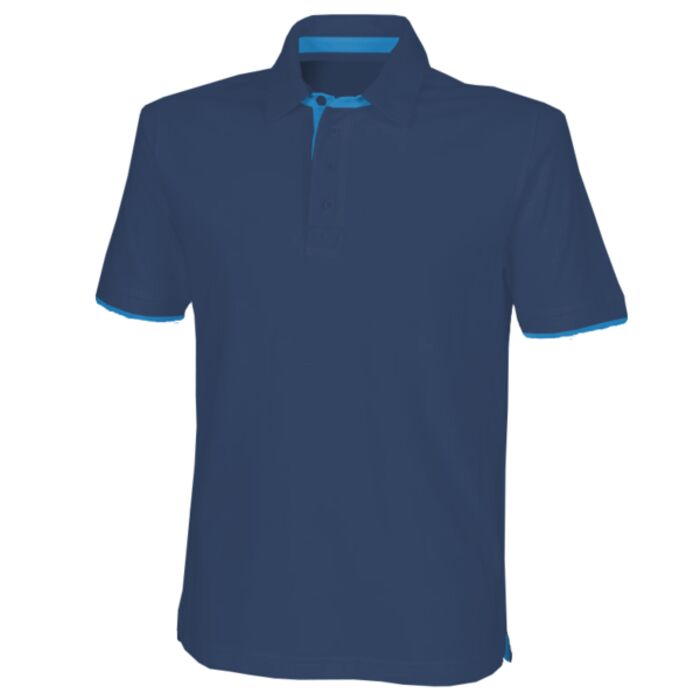 Front Row Contrast Cotton Piqué Polo Shirt Thumbnail