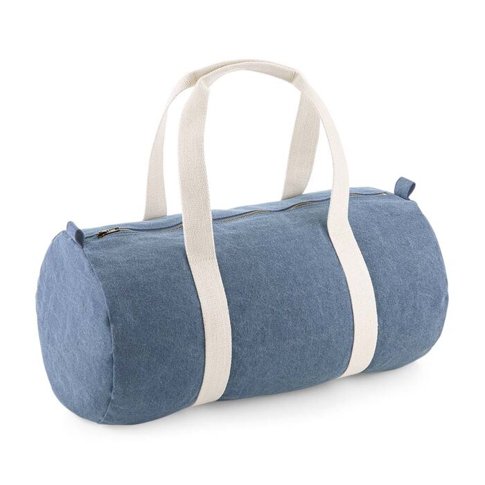 BagBase Denim Barrel Bag Thumbnail
