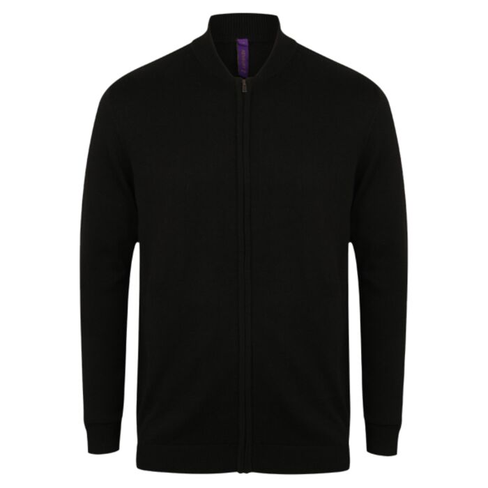 Henbury Unisex Zip Through Cardigan Thumbnail