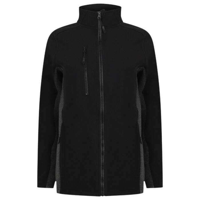 Henbury Unisex Contrast Soft Shell Jacket Thumbnail