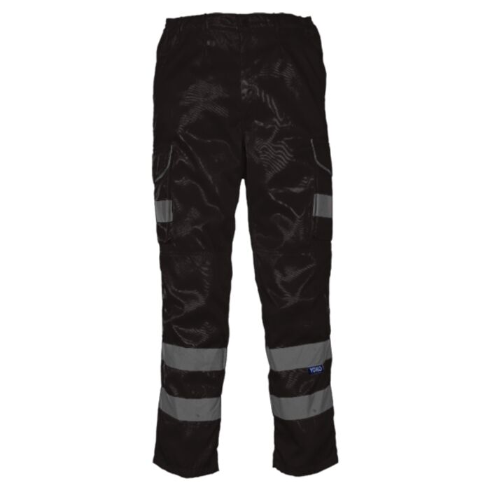 Yoko Hi-Vis Cargo Trousers with Knee Pad Pockets Thumbnail