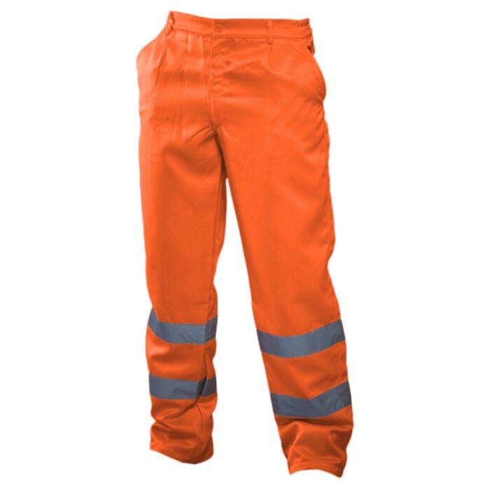 Yoko Hi-Vis Poly/Cotton Work Trousers Thumbnail