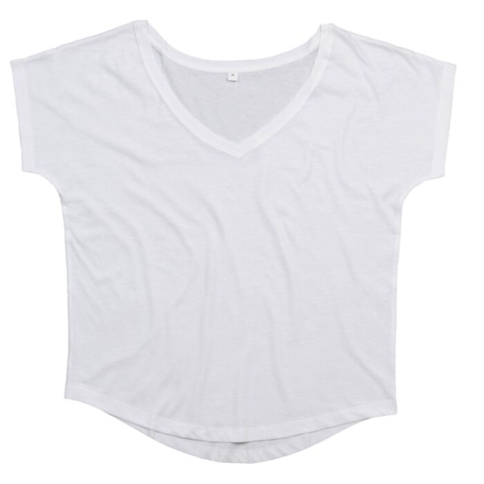 Mantis Ladies Loose Fit V Neck T-Shirt Thumbnail