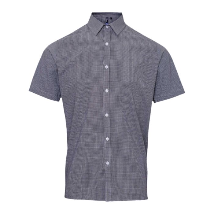 Premier Premier Gingham Short Sleeve Shirt PR221 Premier Gingham Short Sleeve Shirt Thumbnail