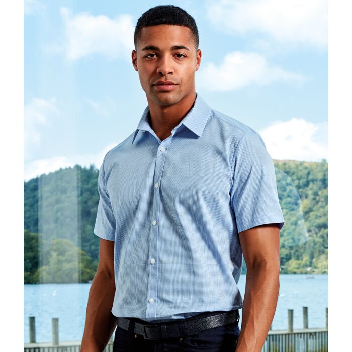 Premier Gingham Short Sleeve Shirt Thumbnail