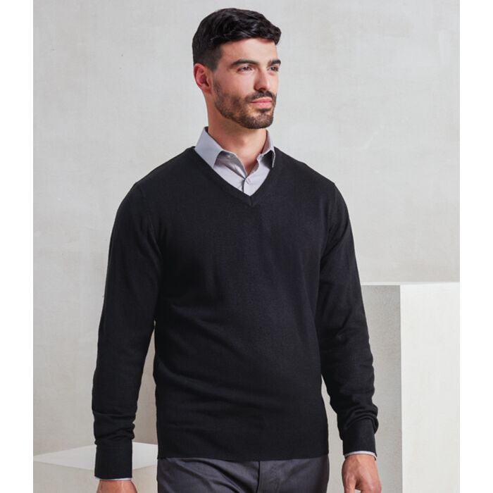 Premier Essential Acrylic V Neck Sweater Thumbnail
