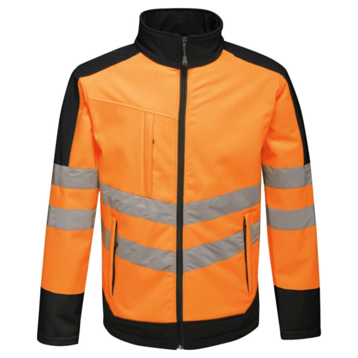 Regatta High Visibility Regatta High Visibility Pro Soft Shell Jacket RG474 Regatta High Visibility Pro Soft Shell Jacket Thumbnail