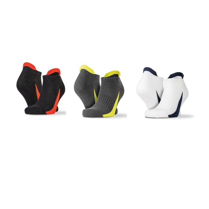 Spiro 3 Pack Sports Sneaker Socks Thumbnail