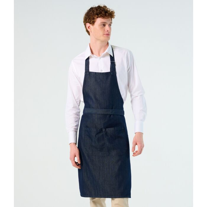 SOL'S Grant Denim Bib Apron with Pocket Thumbnail