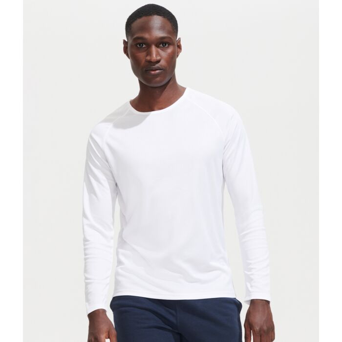 SOL'S Sporty Long Sleeve Performance T-Shirt Thumbnail
