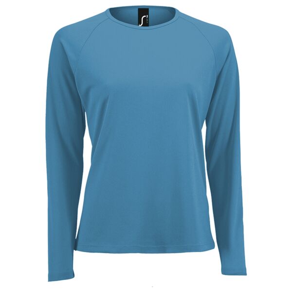 SOL'S Ladies Sporty Long Sleeve Performance T-Shirt Thumbnail