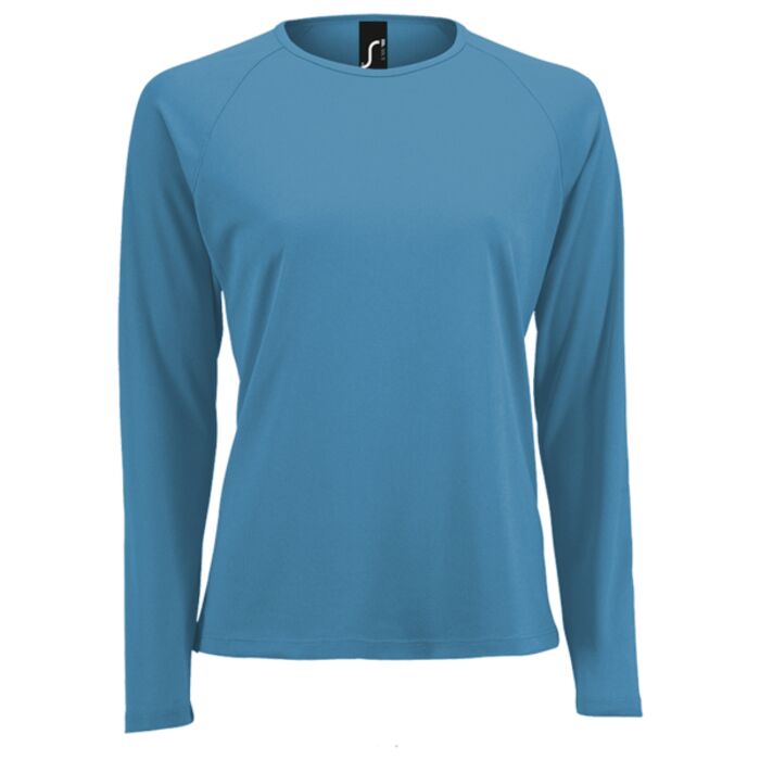 SOL'S SOL'S Ladies Sporty Long Sleeve Performance T-Shirt 02072 SOL'S Ladies Sporty Long Sleeve Performance T-Shirt Thumbnail