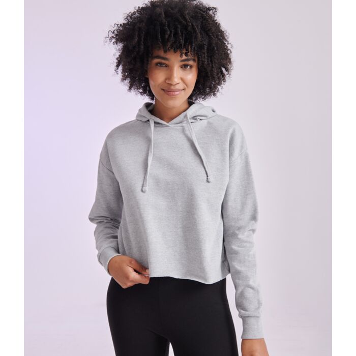 SF Clothing Ladies Cropped Slounge Hoodie Thumbnail