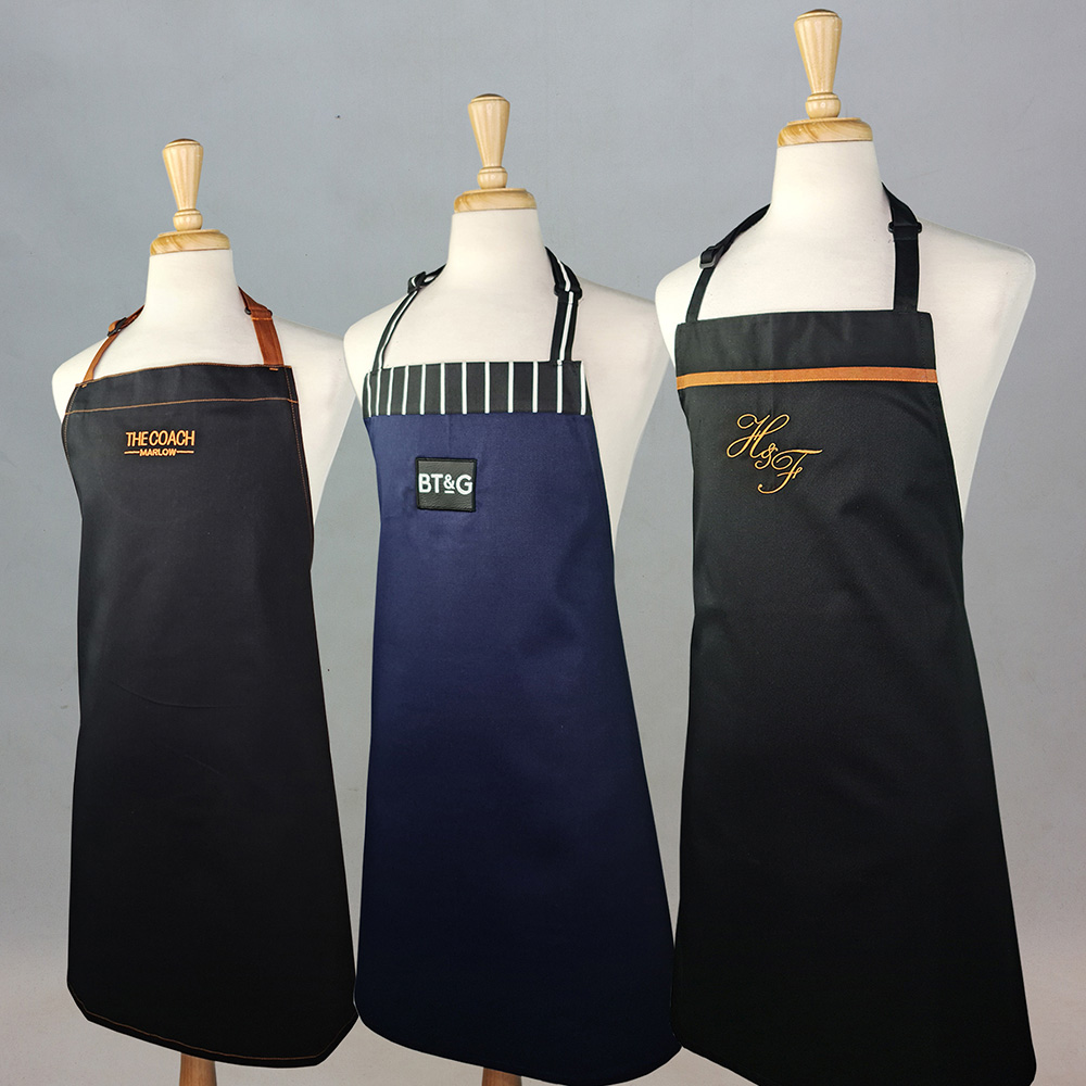 range of tom kerridge aprons for his restaurants