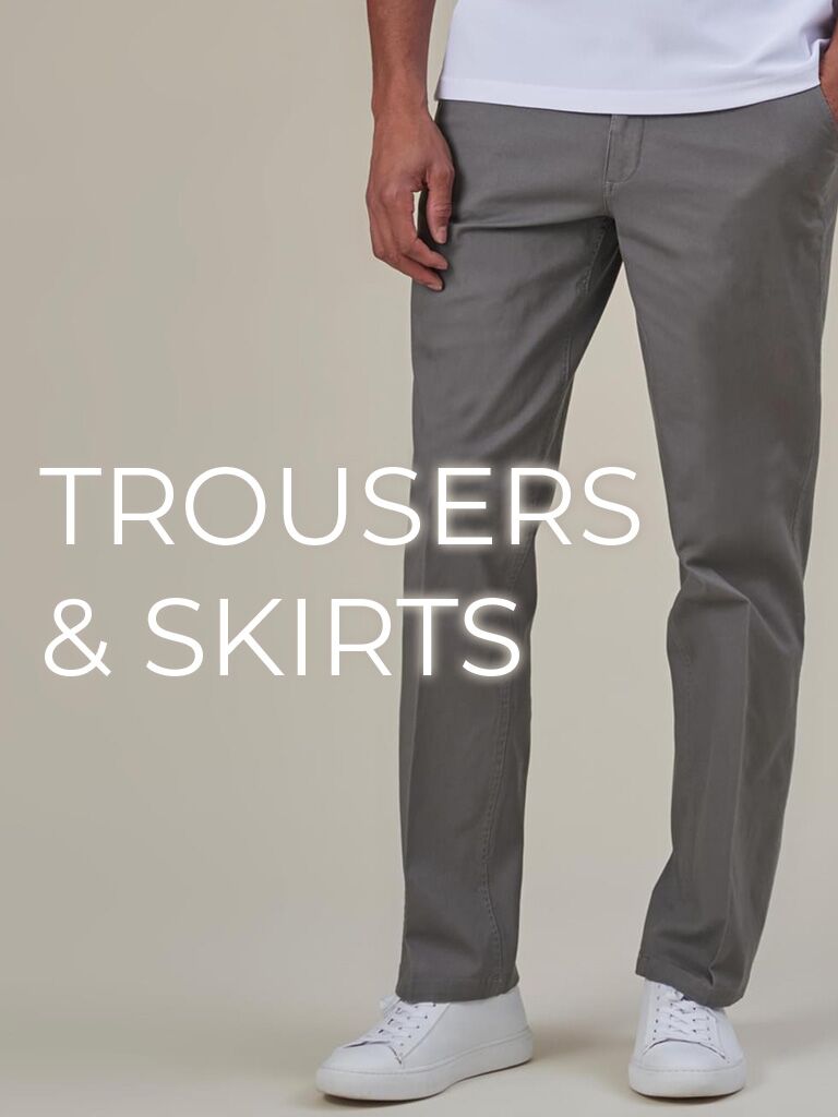smart and casual style trousers and skirts
