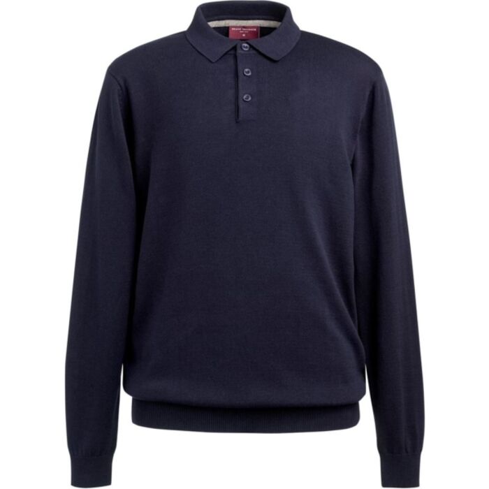 Brook Taverner - NEW Casper L/S Knit Polo Shirt Thumbnail