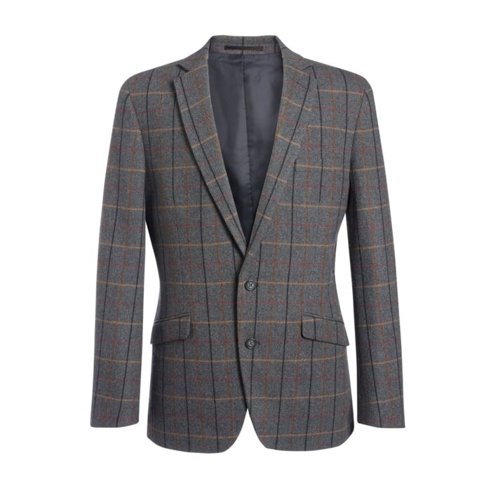 Brook Taverner - Quebec Slim Fit Tweed Jacket Thumbnail