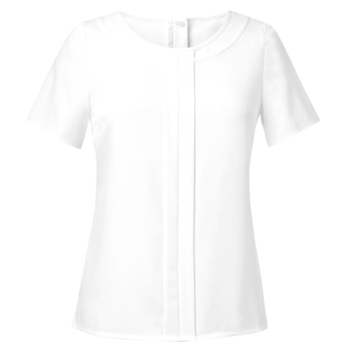 Brook Taverner Brook Taverner - Felina S/S Crepe Blouse BT-2265 Brook Taverner - Felina S/S Crepe Blouse Thumbnail