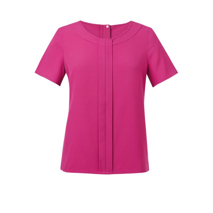 Brook Taverner - Verona S/S Crepe Blouse Thumbnail