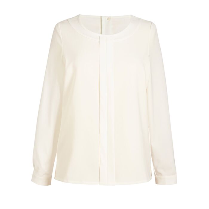 Brook Taverner Brook Taverner - Riola L/S Crepe Blouse BT-2264 Brook Taverner - Riola L/S Crepe Blouse Thumbnail