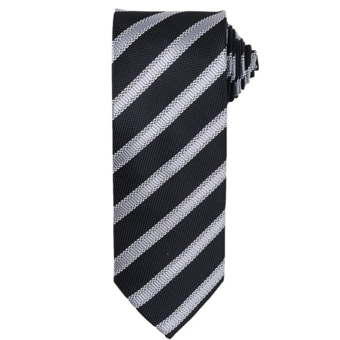 Premier Waffle Stripe Tie Thumbnail