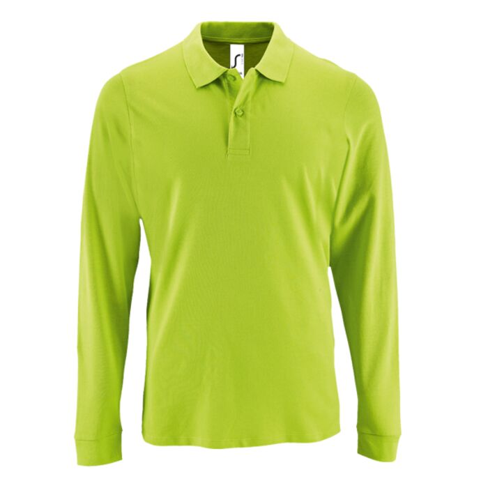 SOL'S Perfect Long Sleeve Piqué Polo Shirt Thumbnail