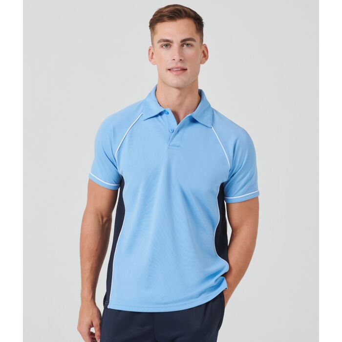 Finden and Hales Performance Piped Polo Shirt Thumbnail