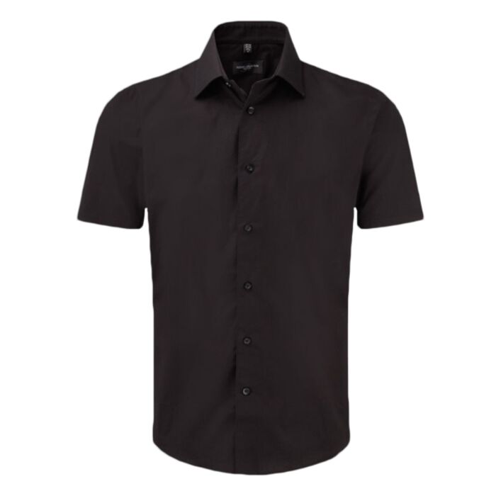 Russell Collection Short Sleeve Easy Care Fitted Shirt Thumbnail
