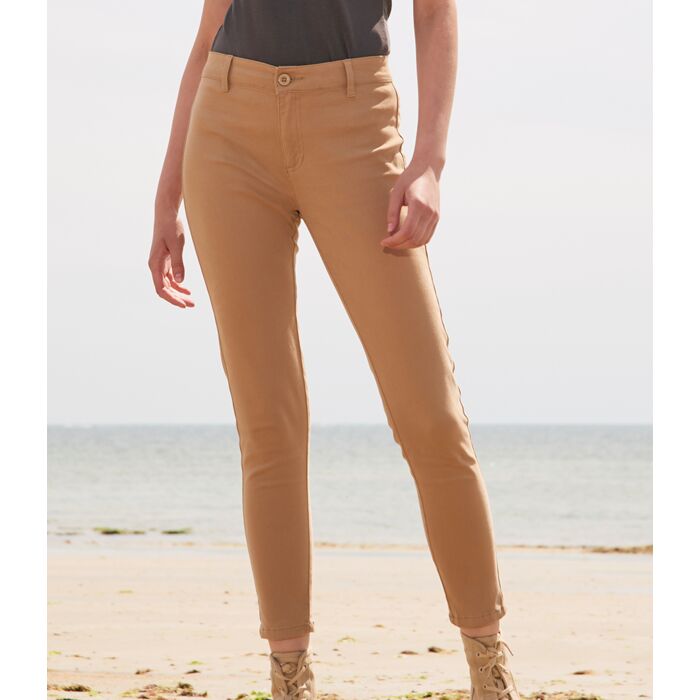 SOL'S Ladies Jules Chino Trousers Thumbnail