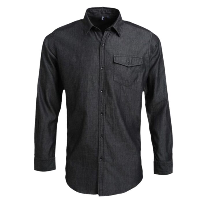 Premier Premier Jeans Stitch Denim Shirt PR222 Premier Jeans Stitch Denim Shirt Thumbnail