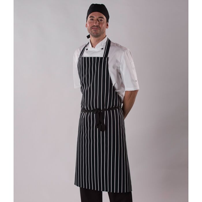 Dennys Stripe Bib Apron Thumbnail