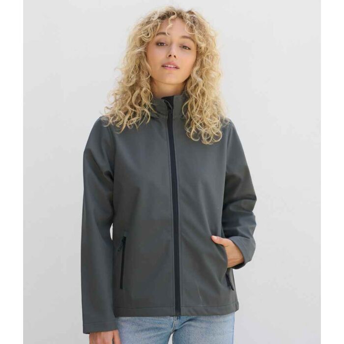 SOL'S Ladies Race Hooded Soft Shell Jacket Thumbnail
