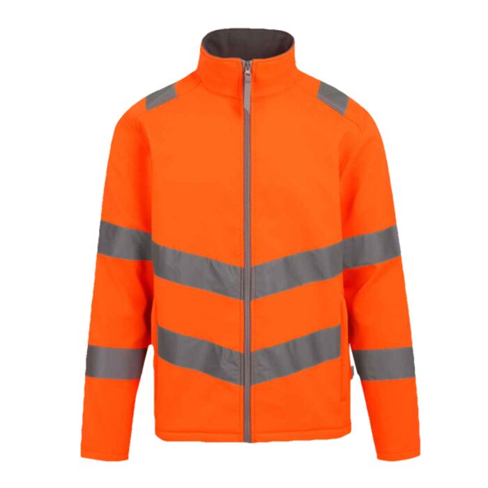 Regatta High Visibility Regatta High Visibility Pro Contrast Ablaze Soft Shell Jacket RG557 Regatta High Visibility Pro Contrast Ablaze Soft Shell Jacket Thumbnail