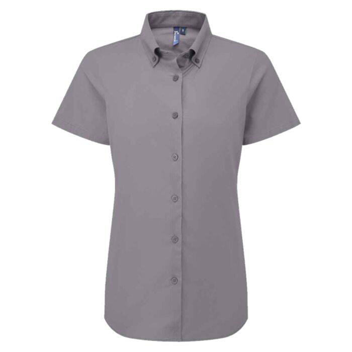 Premier Ladies Supreme Short Sleeve Oxford Shirt Thumbnail