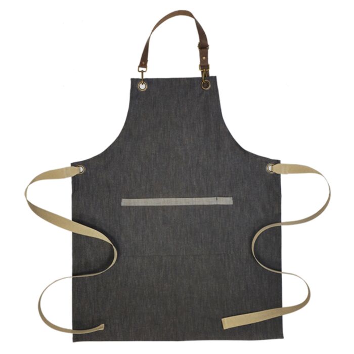 Kylemark Coast - Bib Apron with Leather Halter - Premium AF1204 Coast - Bib Apron with Leather Halter - Premium Thumbnail