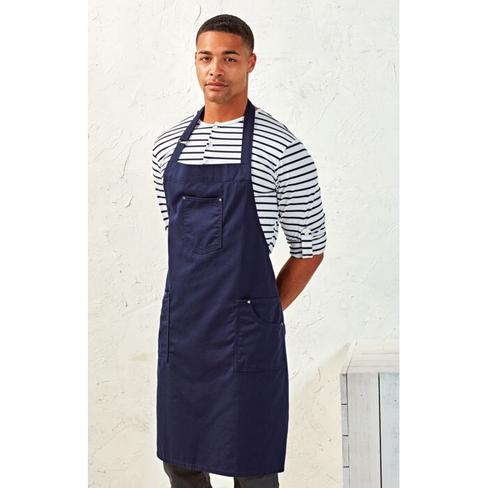 Premier Cotton Chino Bib Apron Thumbnail