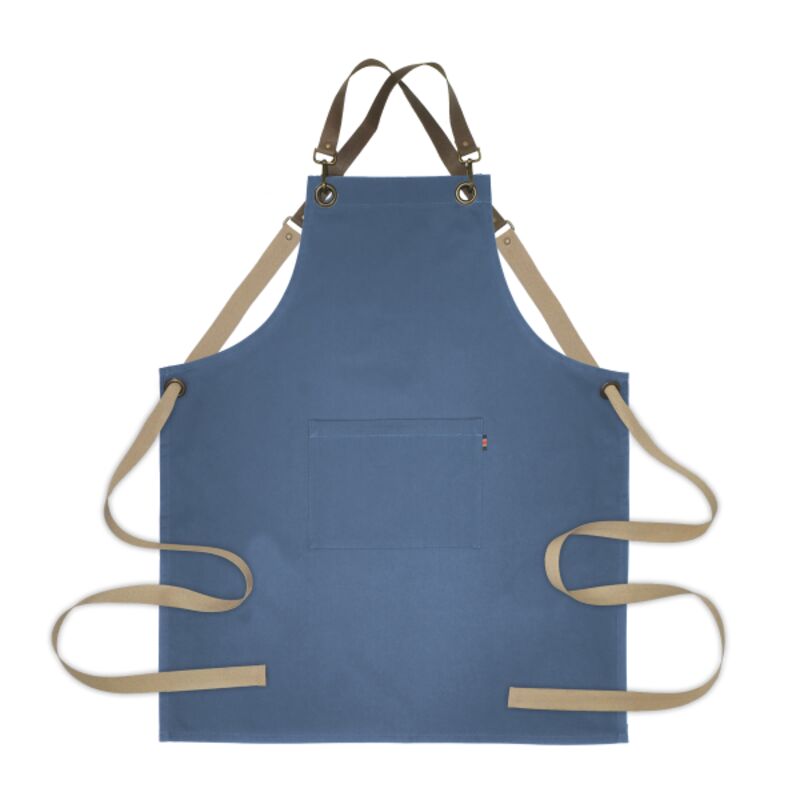 Coast Classic Cross Back Leather Halter Long Bib Apron Thumbnail