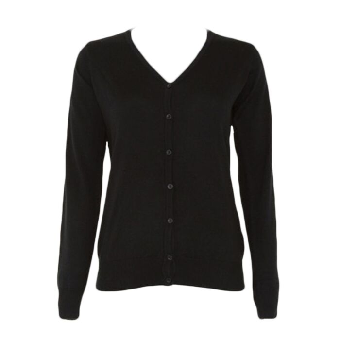 Kustom Kit Ladies Arundel Cotton Acrylic V Neck Cardigan Thumbnail