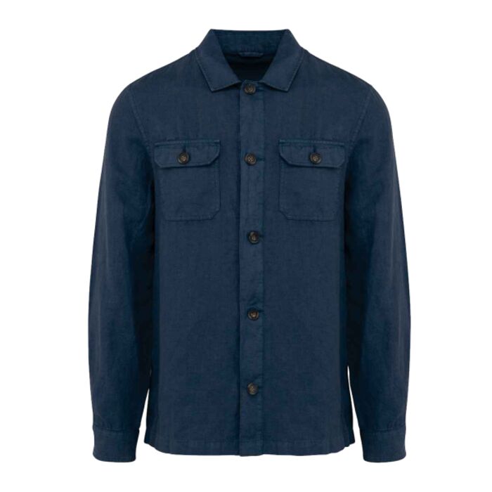 Spasso Linen Washed Overshirt Thumbnail